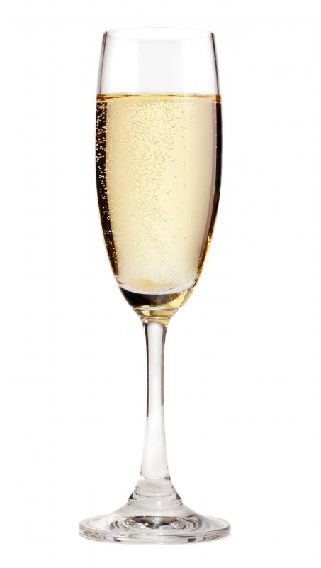 champagne in glass