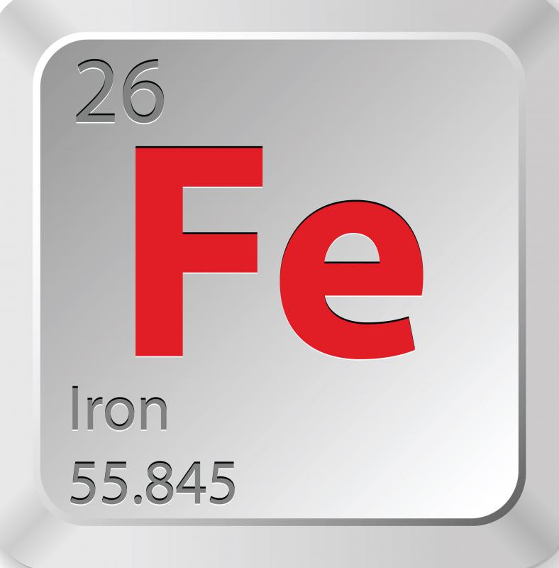 chemical symbol for iron