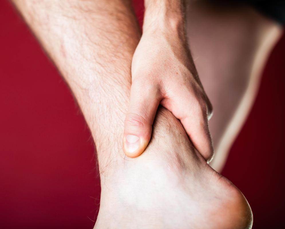 Wearing shoes that constantly rub against the back of the ankle may cause friction.