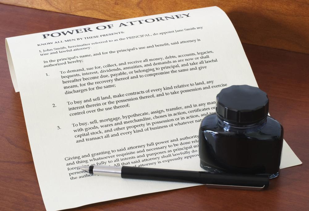 What is an Attorney in Fact? (with picture)