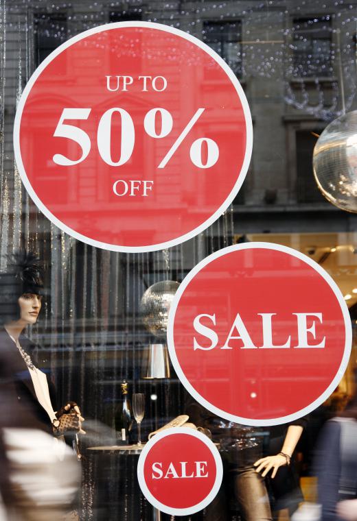 Retail distributors might sell out of season items at a discounted price.