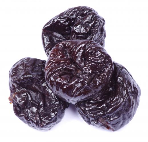 Prunes contain calcium.