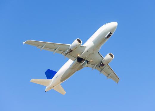 Airsickness may develop in travelers not used to flying by plane.