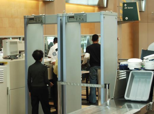 The TSA operates security checkpoints at airports.