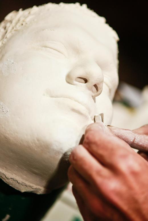 Visual artists may specialize in sculpting.