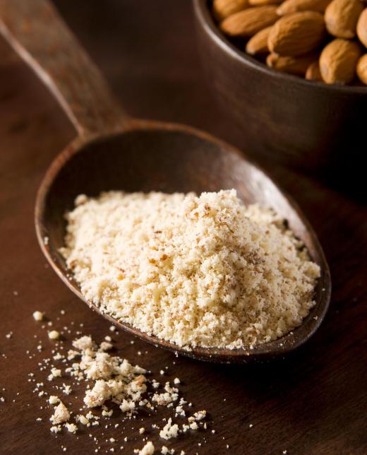 Almond flour contains no gluten.