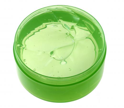 Aloe vera gel may be used in body butter creams.