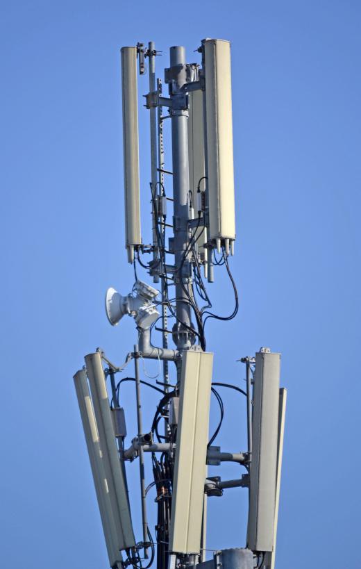 Nanotube antennas may one day be used to help mobile phones pick up a stronger signal from cell towers.