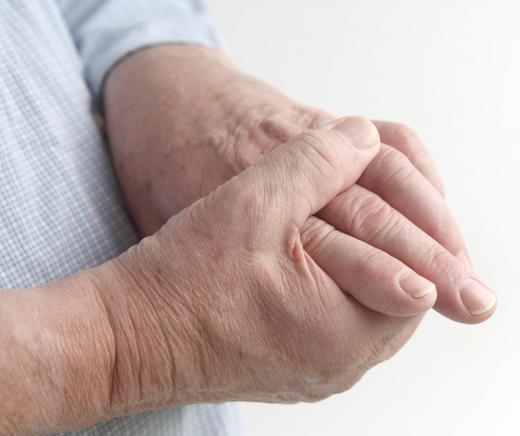 Hand stiffness may be a sign of rheumatoid arthritis.