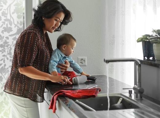 A working mother may find a dishwasher to be a good investment.