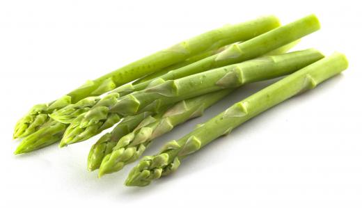 Raw asparagus.