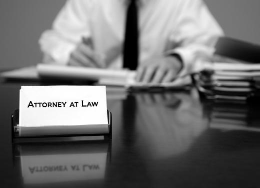 An attorney may be consulted to determine the best course of action for a claim.