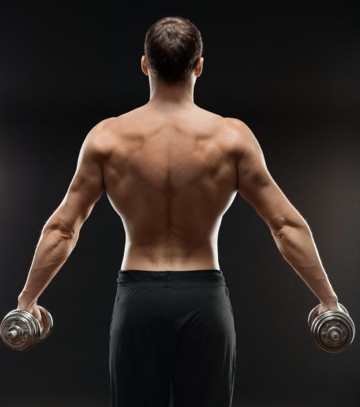 The lateral raise is a weightlifting move for the shoulders.