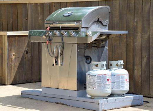 A fish grilling basket may be used on an outdoor grill.