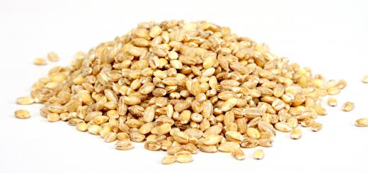 Barley contains calcium.