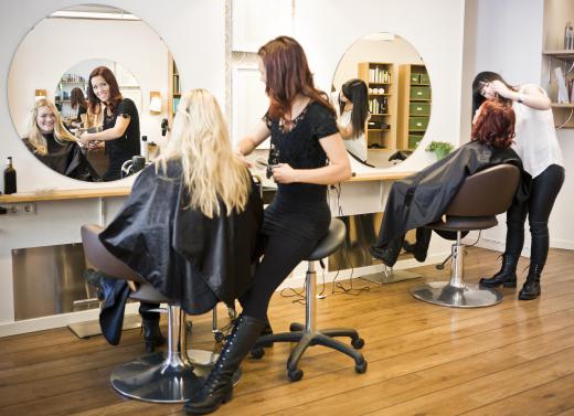 Most wedding hair stylists also work in a traditional hair salon.