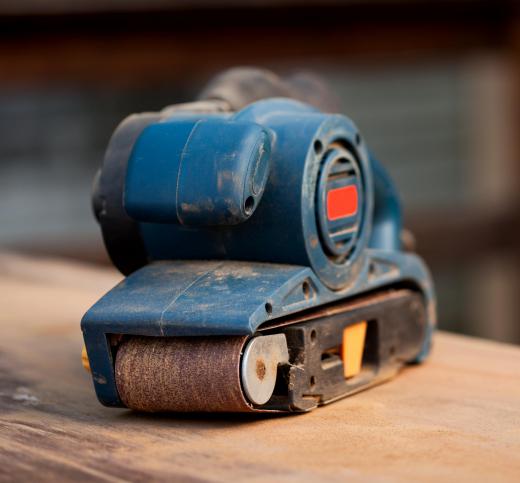 Sandpaper and sanding belts wear down quickly, so it's a good idea to have some spares handy.