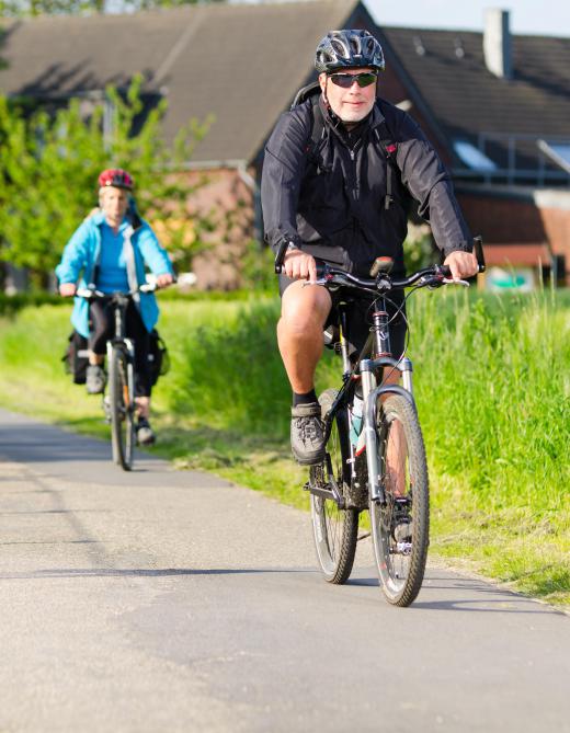 A basic bicyle helmet is the best bet for most riders.