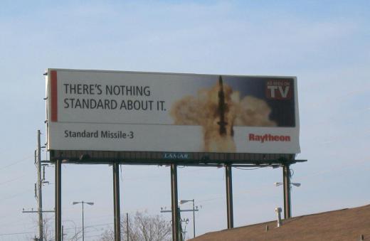 A billboard ad can be a part of an advertising package.