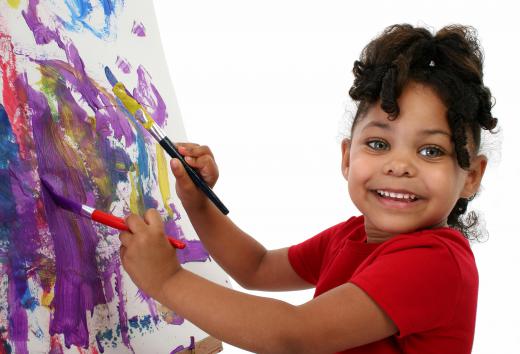 Art therapy may help children express themselves about topics that are too difficult to vocalize.