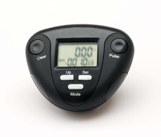 A step pedometer.