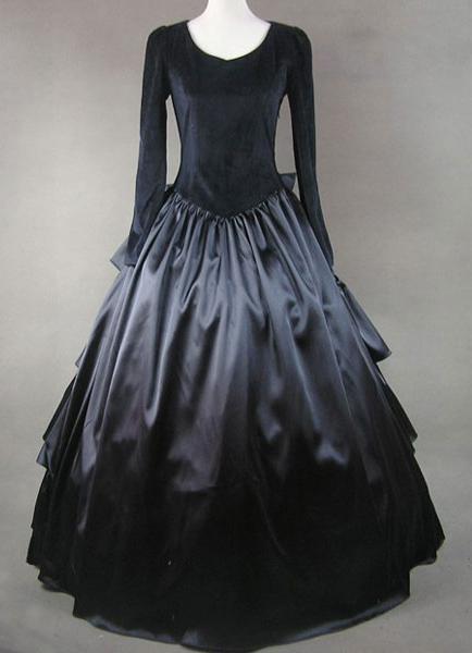 Black clothes worn by people in mourning during the Victorian Era were known as widow's weeds.