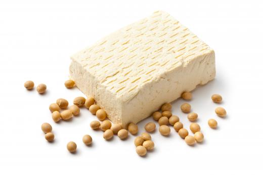 Tofu is a great source of protein for vegetarians.