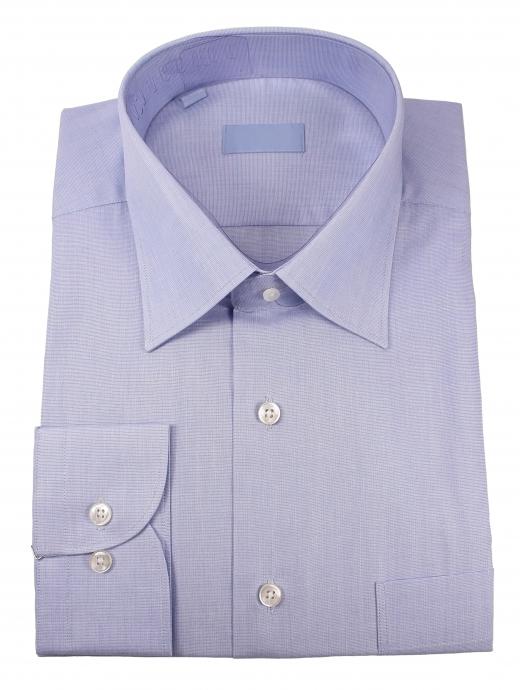 Dressy button-down shirts are often made of poplin.