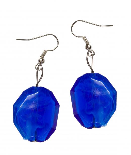 Lucite® earrings.