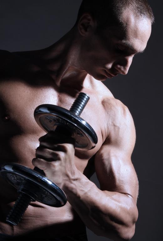 Weight lifting helps build muscle and burn fat.