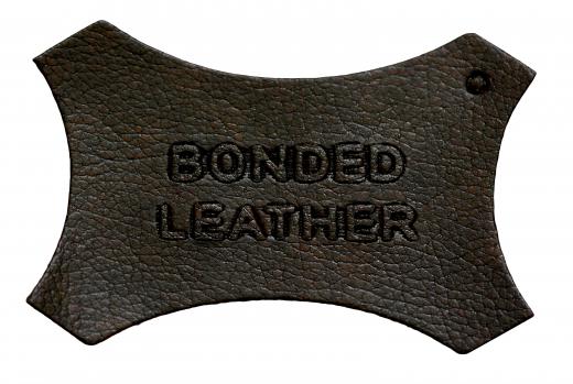 Bonded leather, which is sometimes used to make accent chairs.