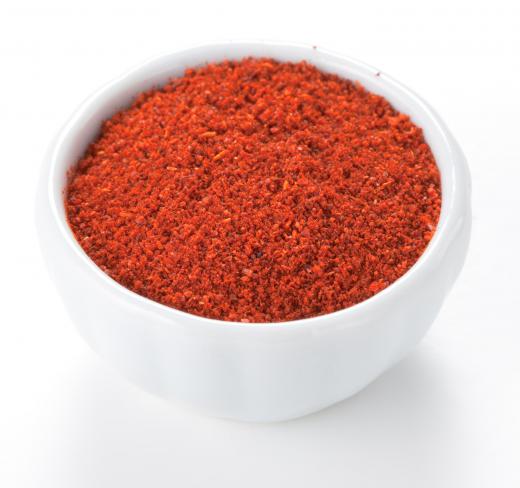 Paprika can be used to season a vegetarian lentil loaf.