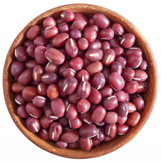 Adzuki beans, which are used to make a filling for anpan.