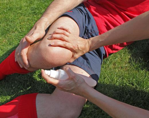 A strong impact may cause a bone bruise.