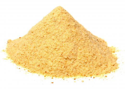 Moistened breadcrumbs are added to fish roe paste when making taramosalata.