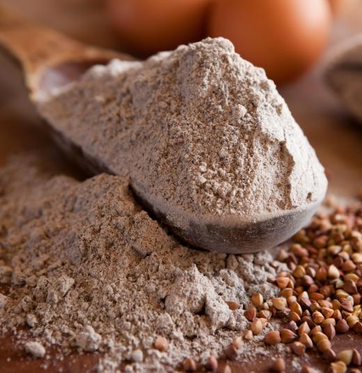 When milled, buckwheat flour can look like wheat flour.