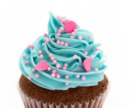 A gluten-free cupcake.