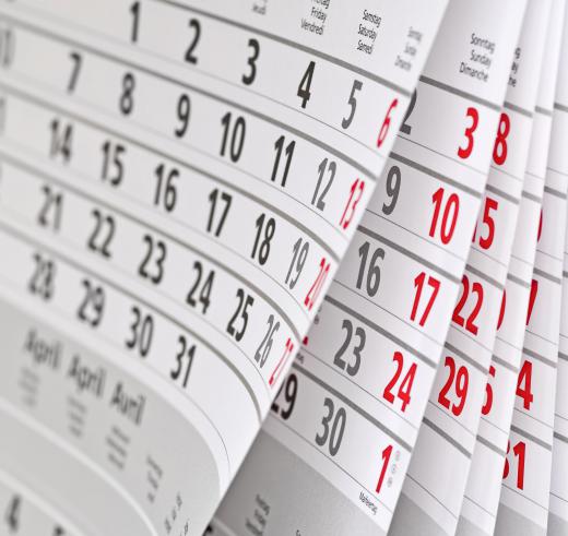 Marking reminders on calendars may help bookkeepers keep track of due dates.