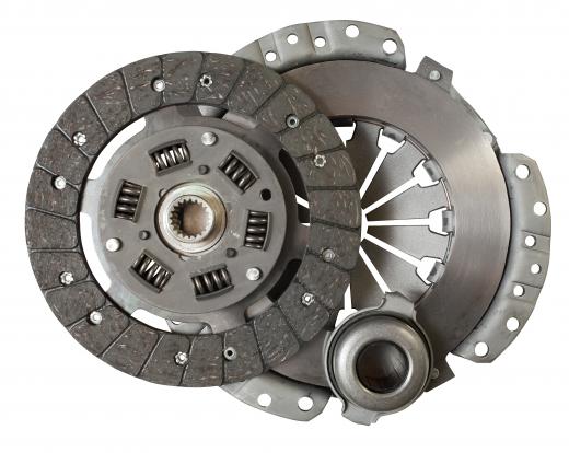 A clutch, part of a transmission.