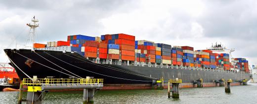 Companies may share shipping containers in a strategic alliance.