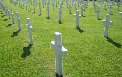 Military cemeteries are known for the uniformity of their gravestones.