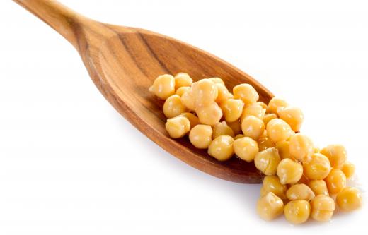 Chickpeas are high in fiber.