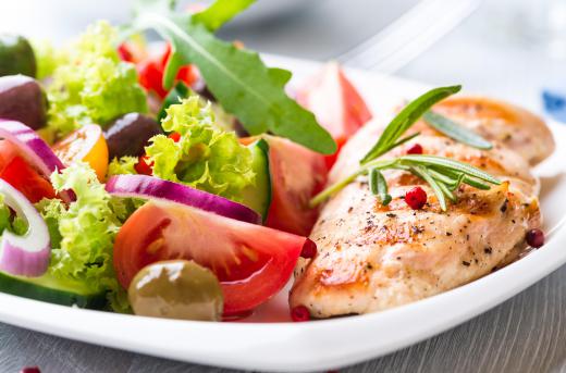 Athletes typically need to consume meals with protein and nutrients.