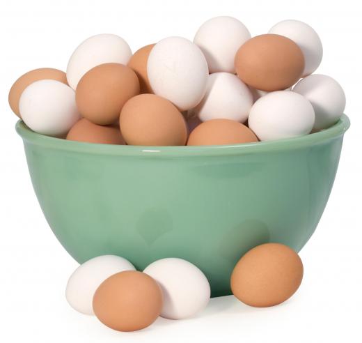 Eggs, which are use to make chicken kiev.