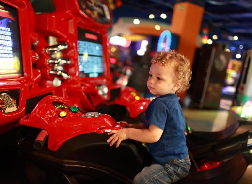 Arcade games are common activities on cruise ships for both teenagers and adults.