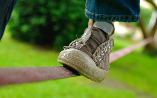 Balance, whether on a tightrope or a balance dome, is important for developing coordination and keeping motor skills sharp.