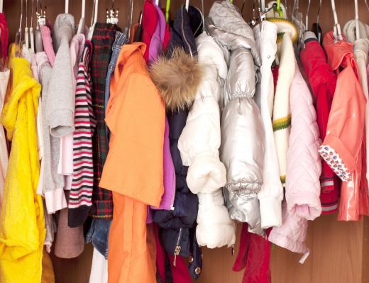 Someone who is hoarding old clothing might end up with a cluttered closet.