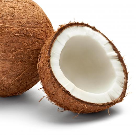 Coconut can be used in vegetarian-friendly desserts.