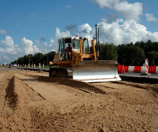 A bulldozer operator may work on road construction jobs.