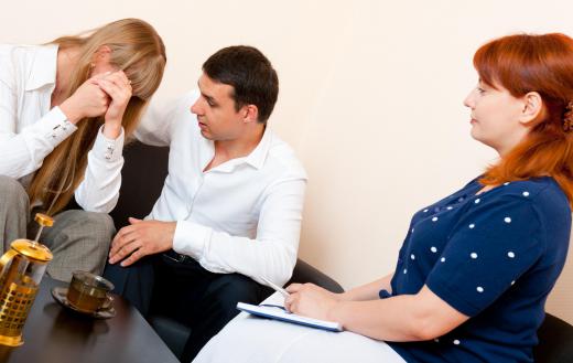 A psychotherapist might focus on marriage and family therapy.